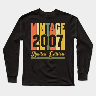 Vintage birthday gift idea Long Sleeve T-Shirt